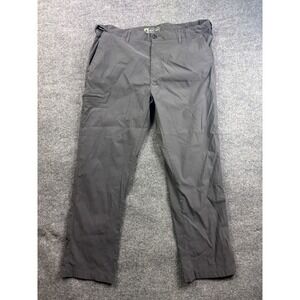 UB Tech Classic Fit Outdoor Pants Mens 42x32 Charcoal Grey Stretch Cargo Pocket